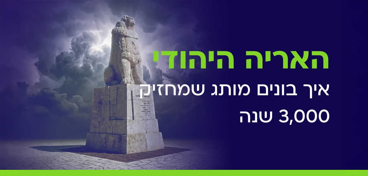 האריה היהודי: איך בונים מותג שמחזיק 3,000 שנה 2 lion